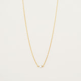 White pearl necklace