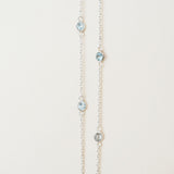 Peafowl necklace silver