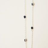 Peafowl necklace silver