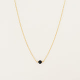 Black pearl necklace