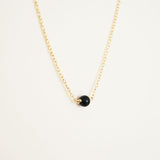Black pearl necklace