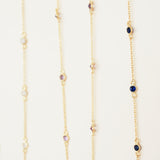 Peafowl necklace Blue Sapphire zircon