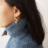 Statement knot earrings