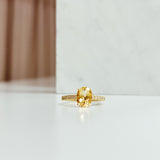 Siam ring Citrine