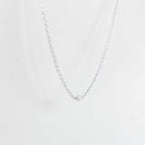 White pearl necklace Silver