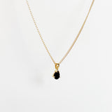 Teardrop necklace Black Onyx