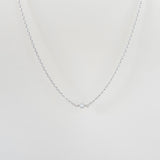 White pearl necklace Silver