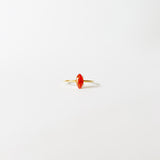 Marquise ring Orange