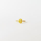 Siam ring Citrine