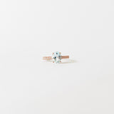 Siam ring Blue Topaz