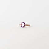 Siam ring Purple Amethyst