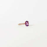 Siam ring Purple Amethyst