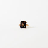 Empire ring Smokey Quartz
