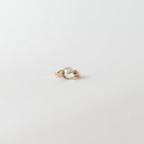 Globe ring Green Amethyst