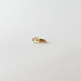 Globe ring Lemon Quartz