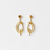 Statement knot earrings