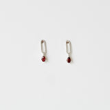 Pixie earrings Garnet
