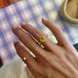 Bouquet ring Tourmaline