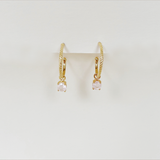 Carved hoops Cotton candy