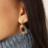 Statement knot earrings