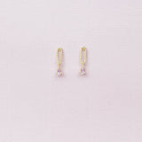 Pixie earrings Purple Amethyst