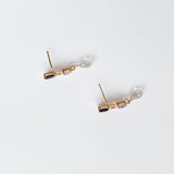 Cascade earrings Burgundy