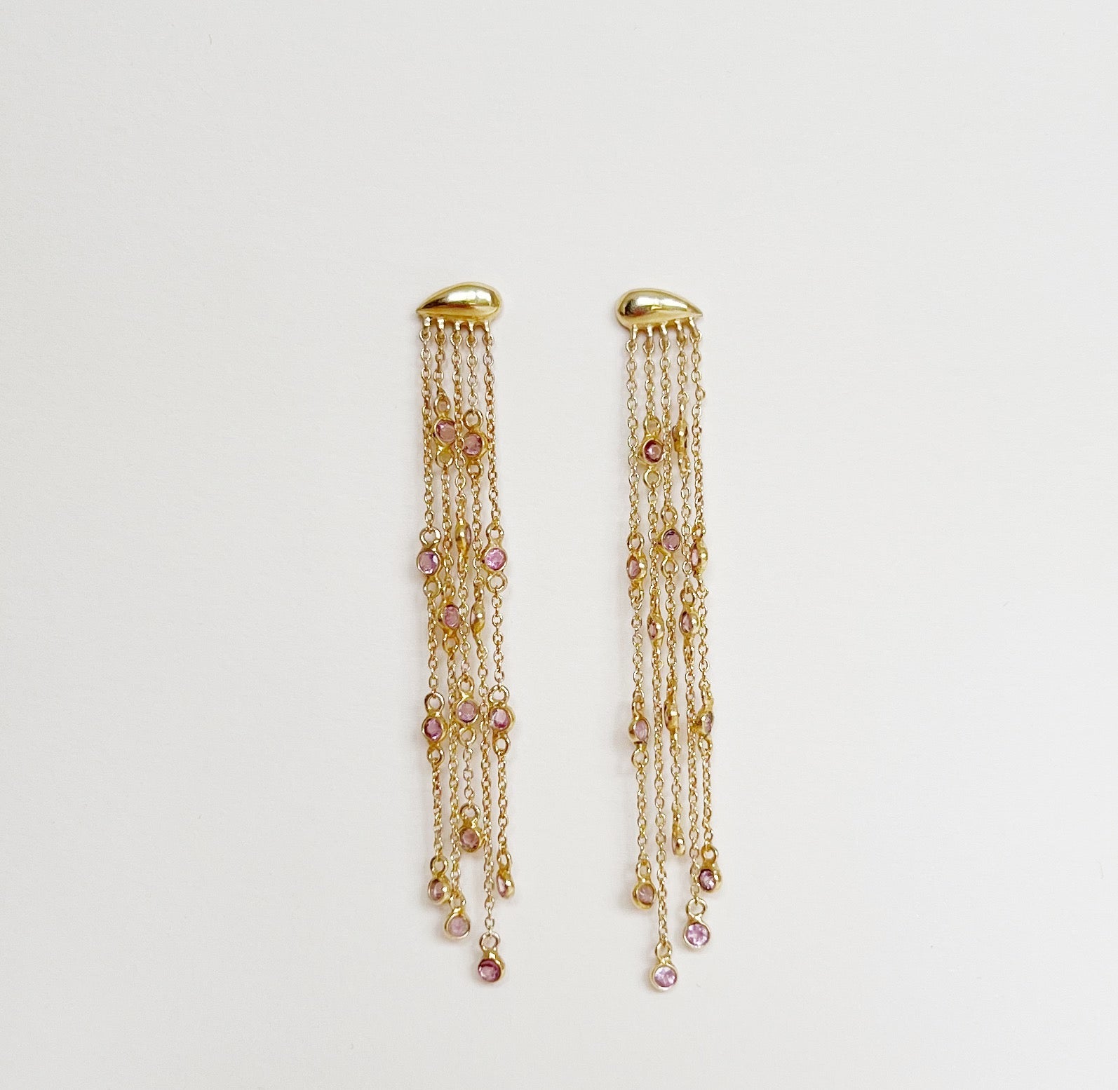 Peafowl earrings