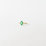 Marquise ring Green Onyx