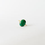 Iconic ring Malachite