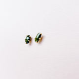 Sakura studs Green
